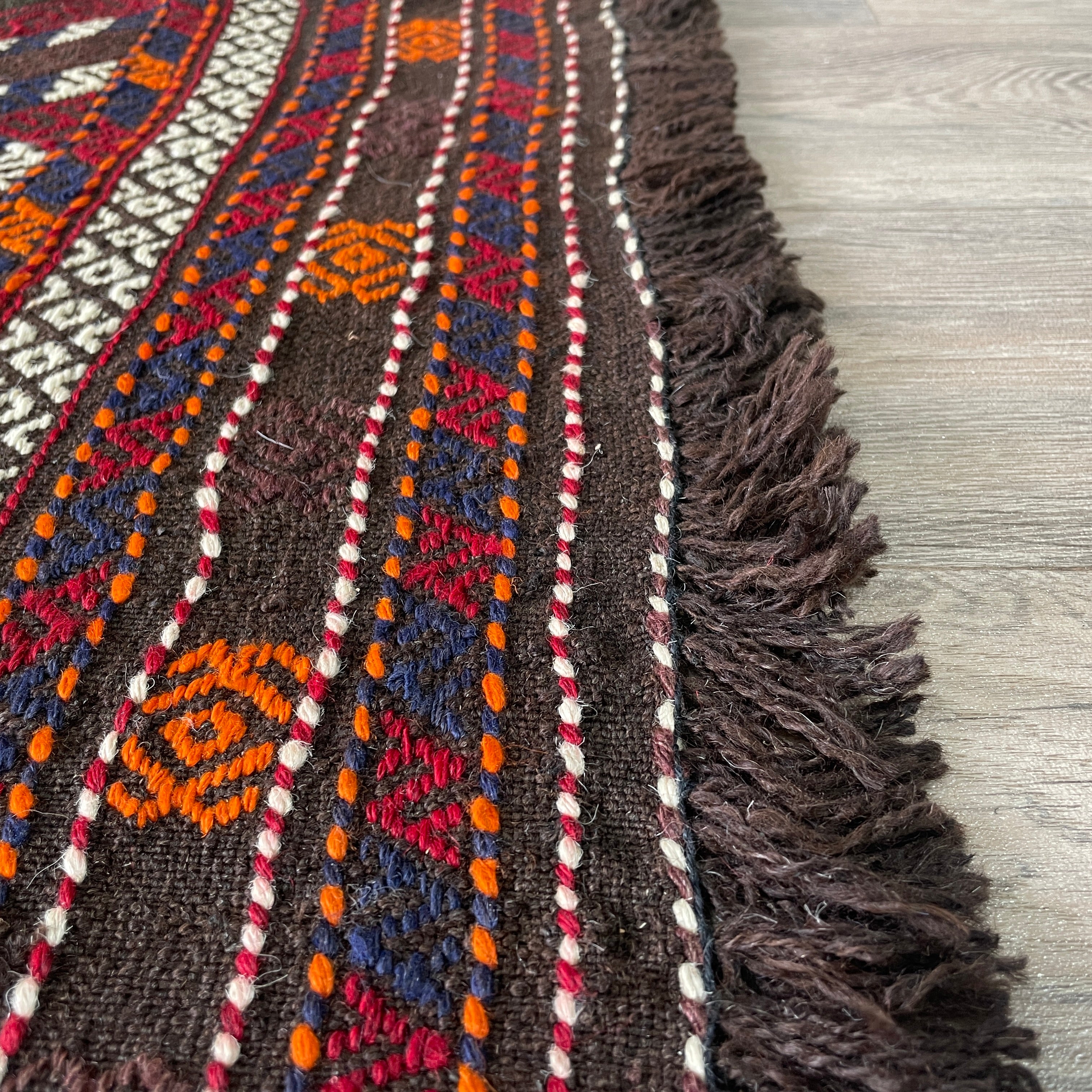 Afghan Soumak Kilim Runner