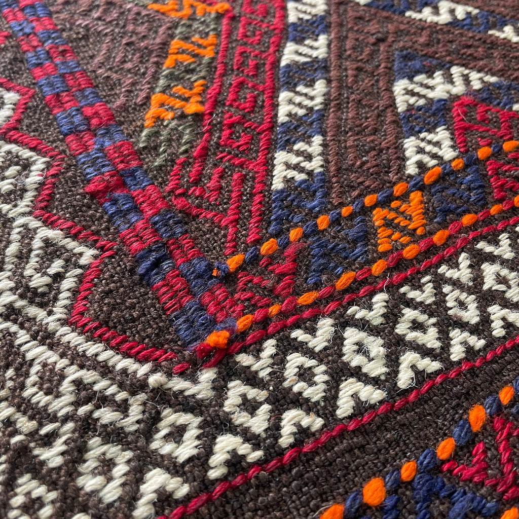 Afghan Soumak Kilim Runner