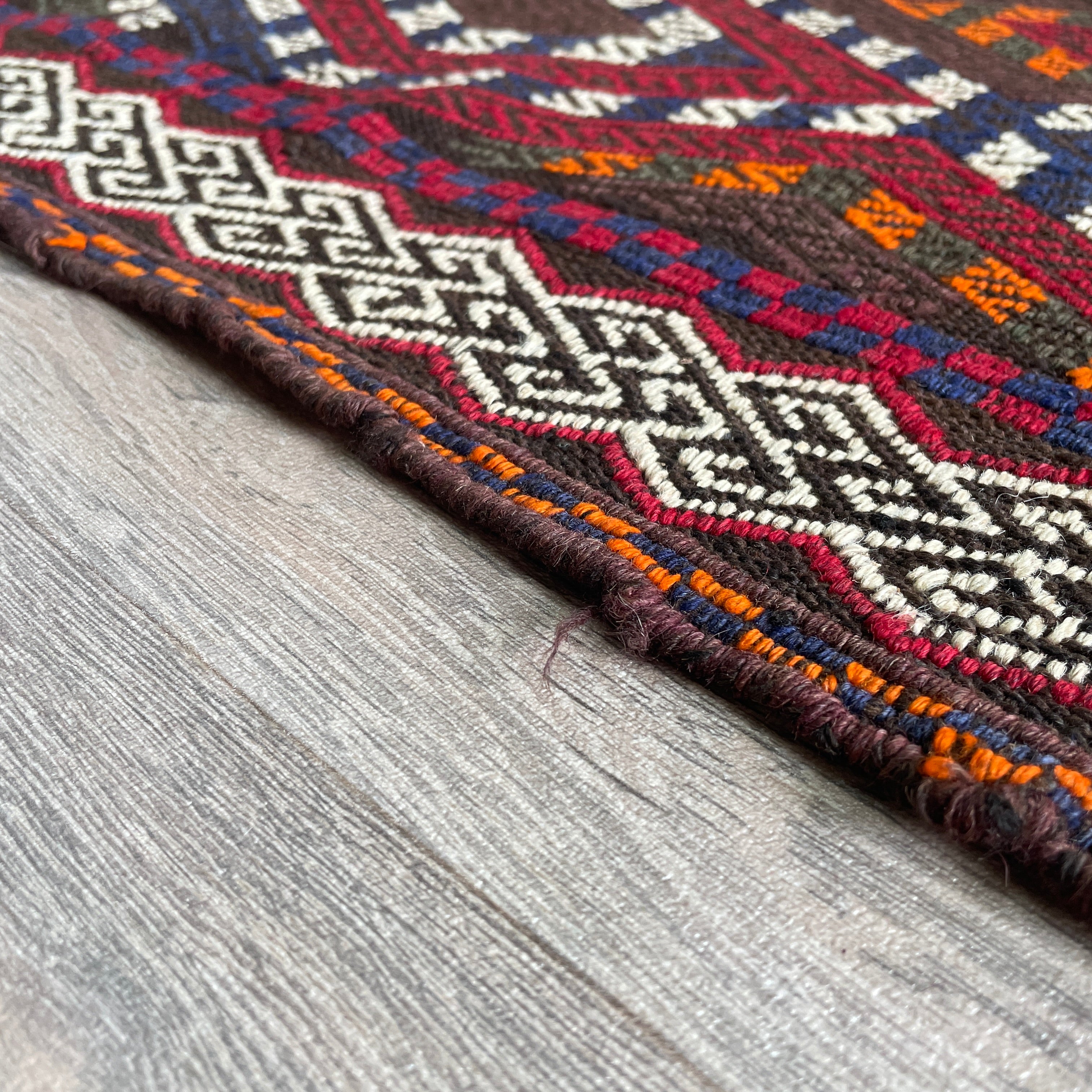 Afghan Soumak Kilim Runner