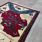 89 x 64 cm | Afghan Soviet War Rug - Khorasan Rugs