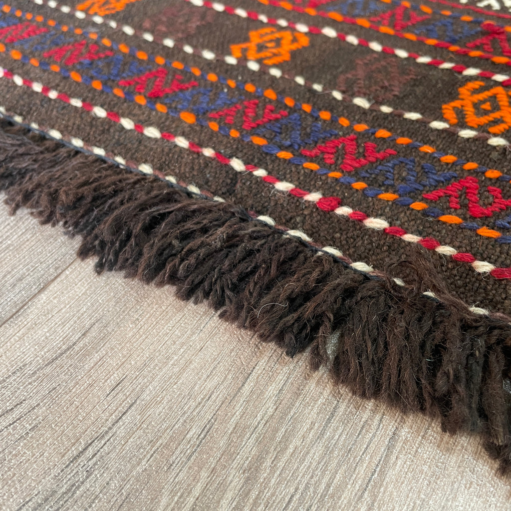 Afghan Soumak Kilim Runner