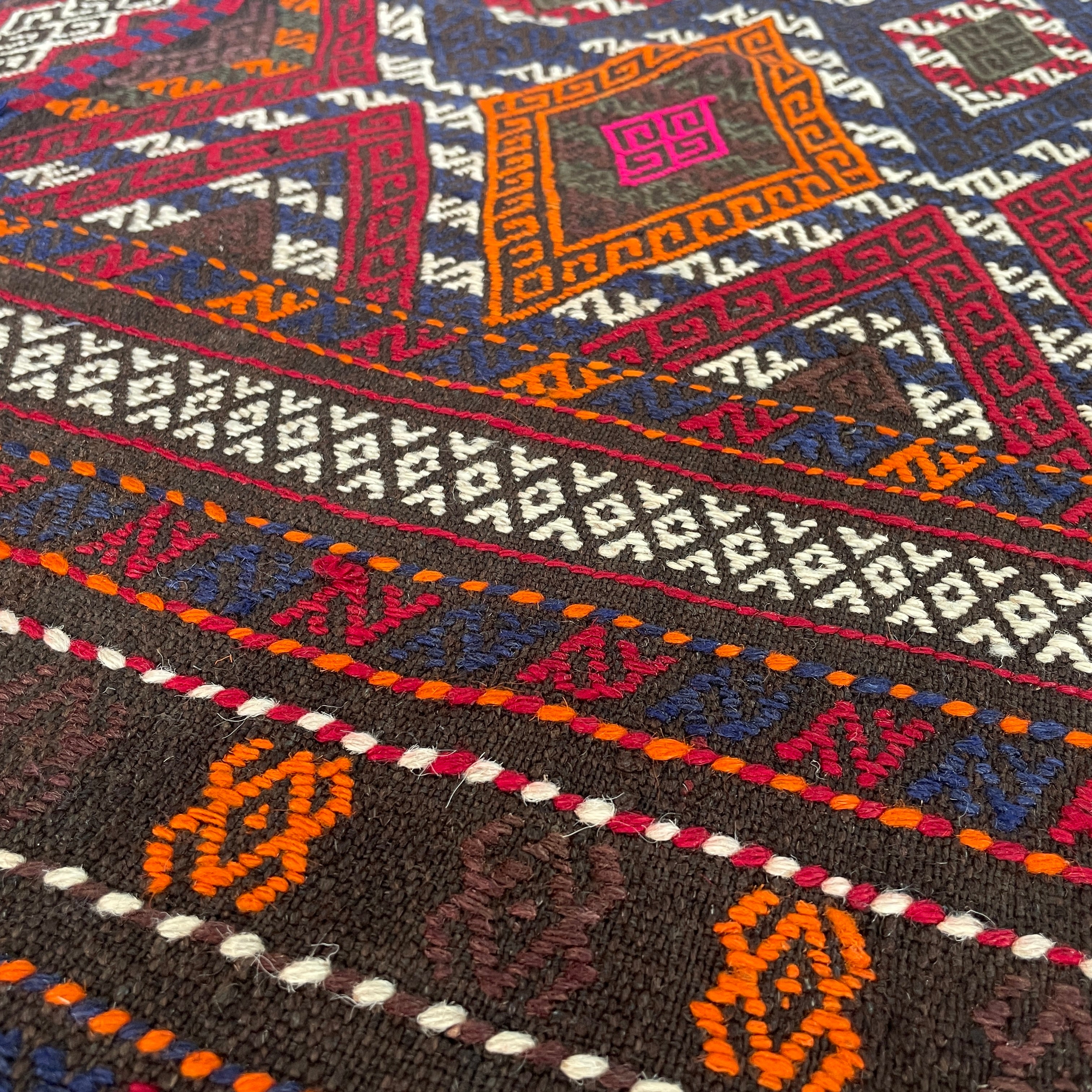 Afghan Soumak Kilim Runner