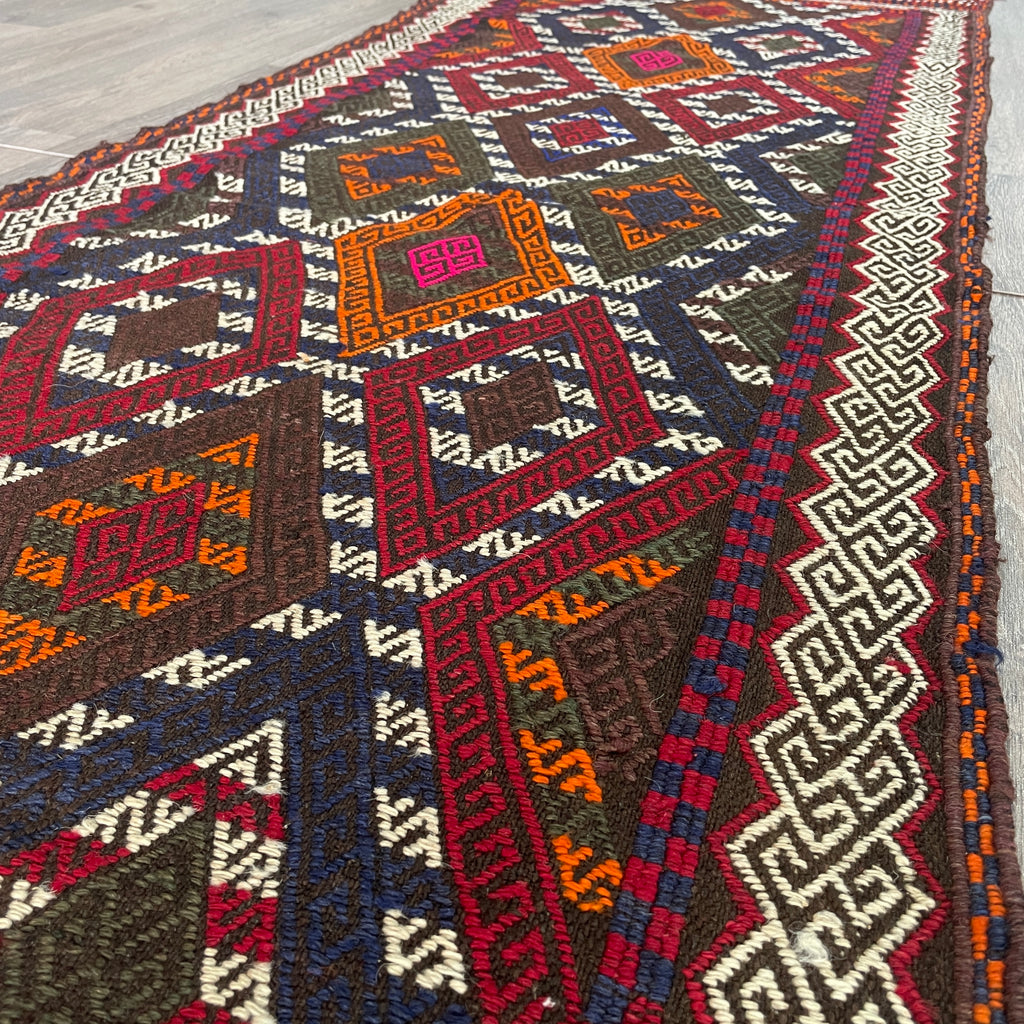 Afghan Soumak Kilim Runner