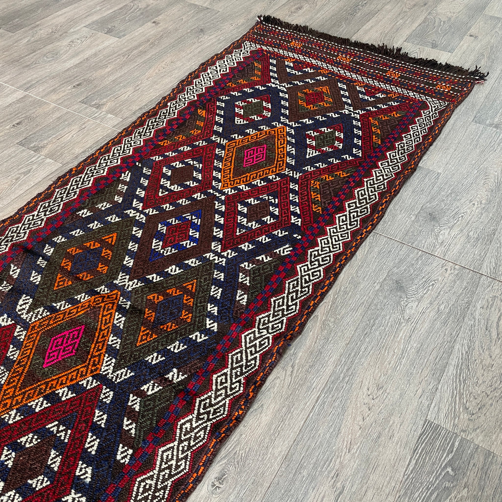 Afghan Soumak Kilim Runner
