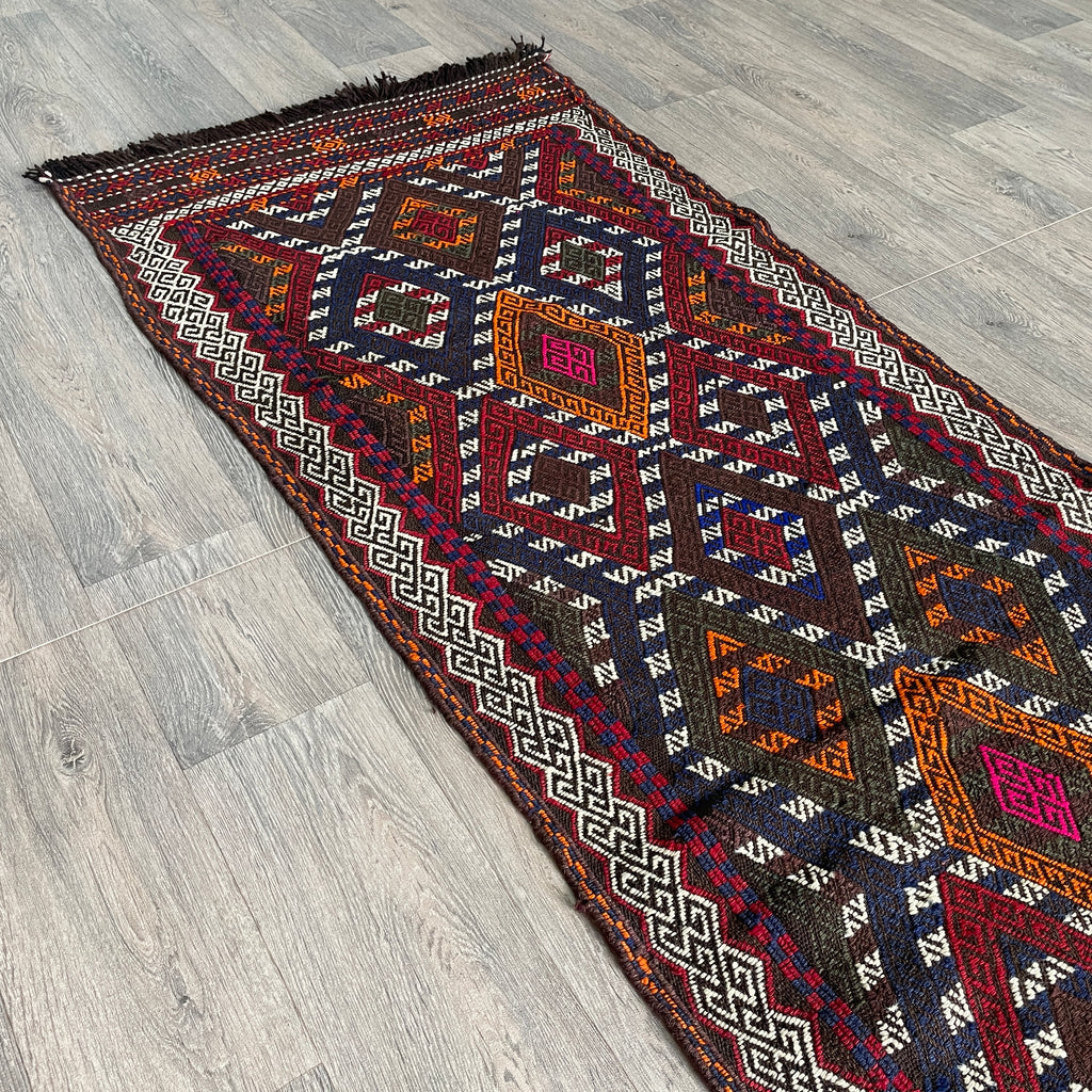 Afghan Soumak Kilim Runner