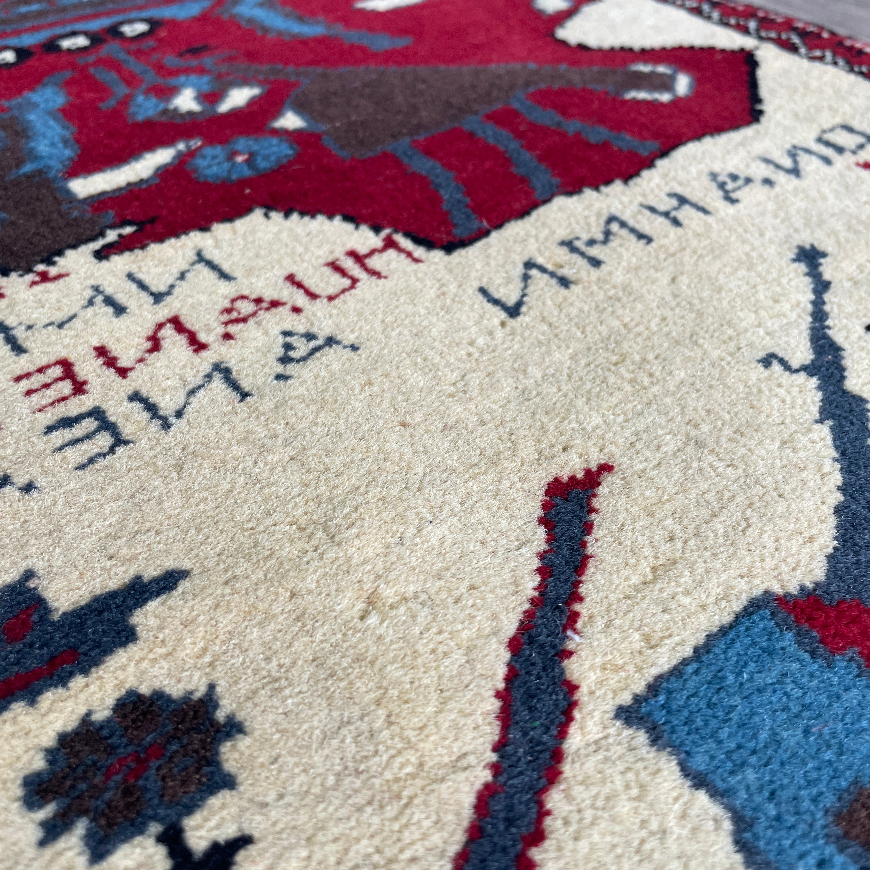 89 x 64 cm | Afghan Soviet War Rug - Khorasan Rugs