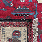 89 x 64 cm | Afghan Soviet War Rug - Khorasan Rugs