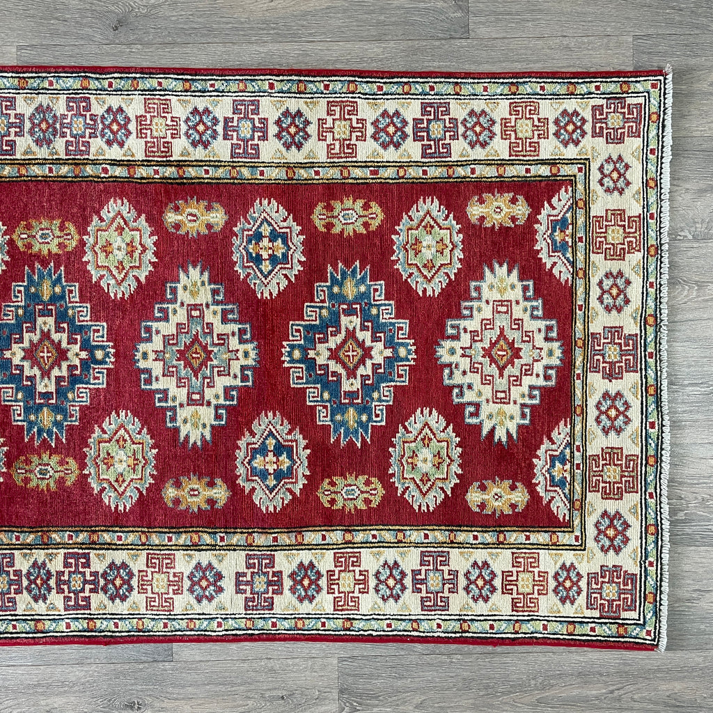 249 x 93 cm | Afghan Kazak Yakash Runner - Khorasan Rugs