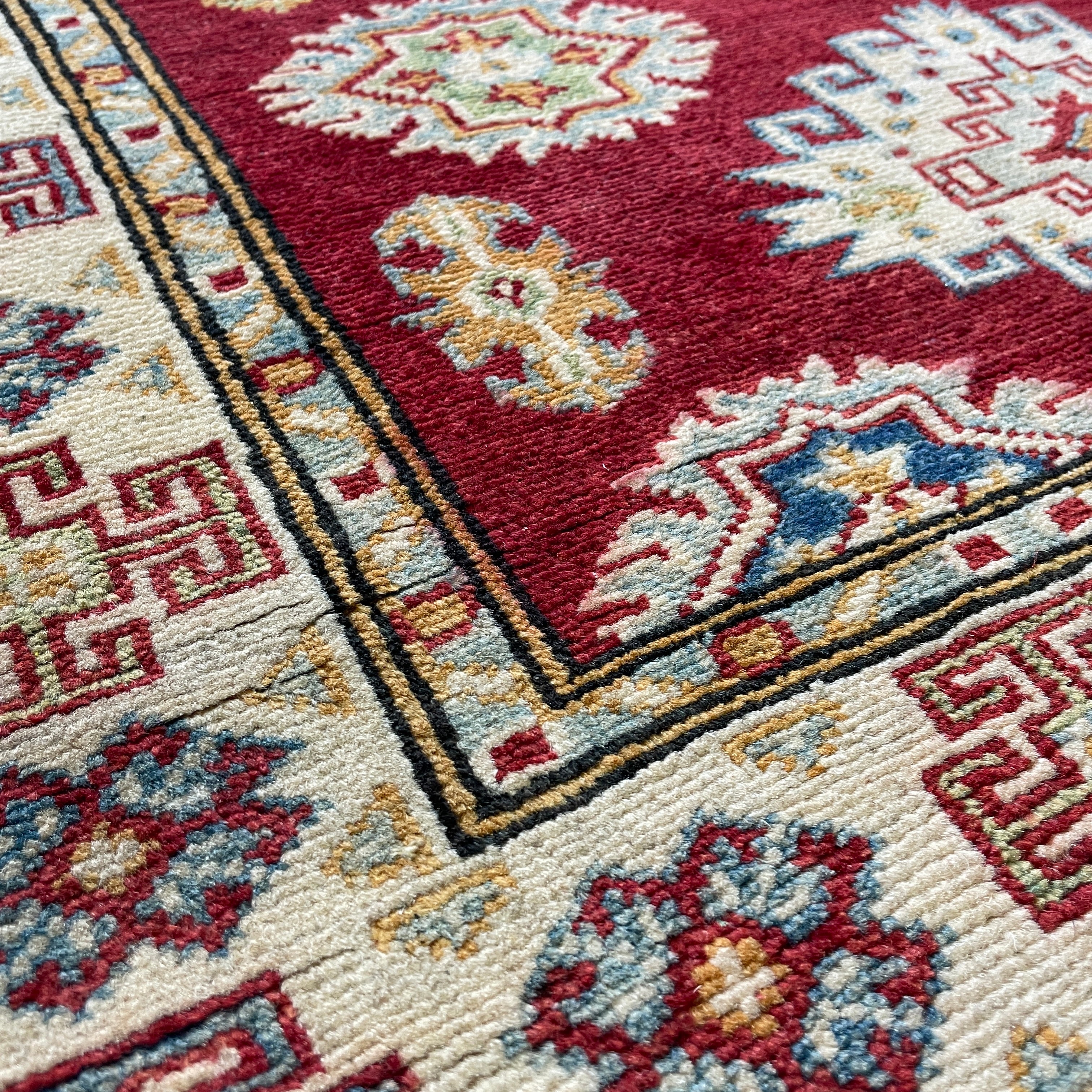 249 x 93 cm | Afghan Kazak Yakash Runner - Khorasan Rugs