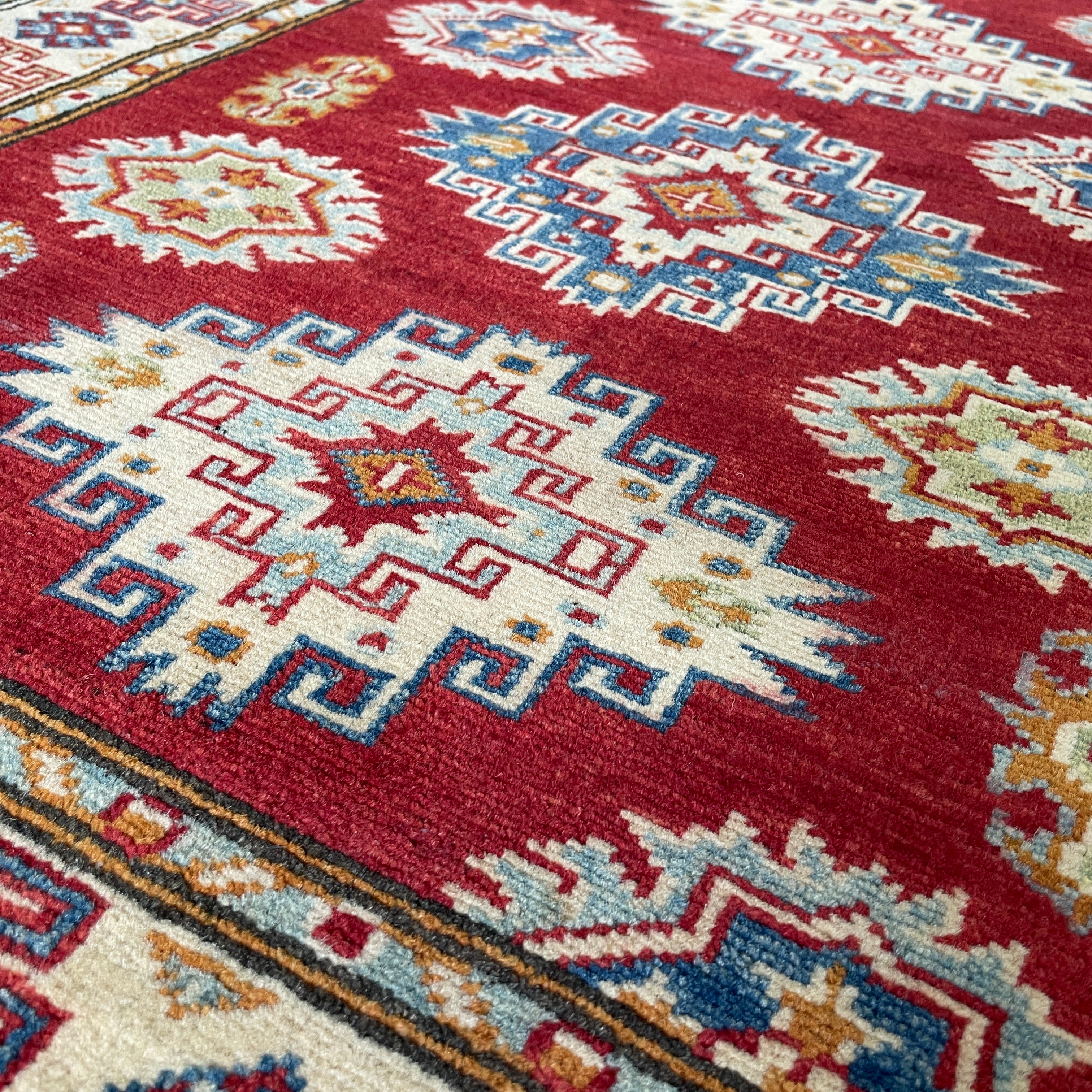 249 x 93 cm | Afghan Kazak Yakash Runner - Khorasan Rugs