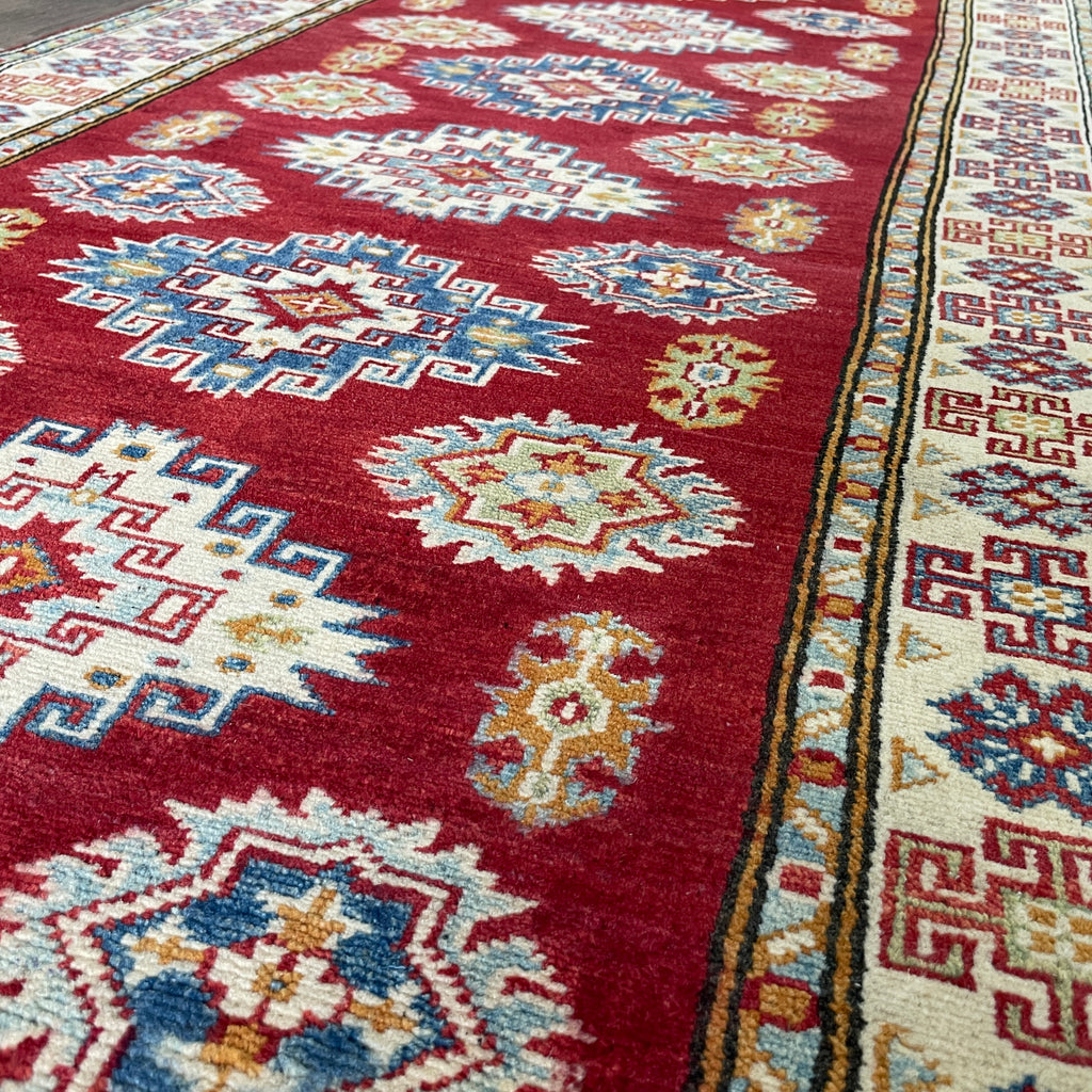 249 x 93 cm | Afghan Kazak Yakash Runner - Khorasan Rugs
