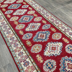 249 x 93 cm | Afghan Kazak Yakash Runner - Khorasan Rugs