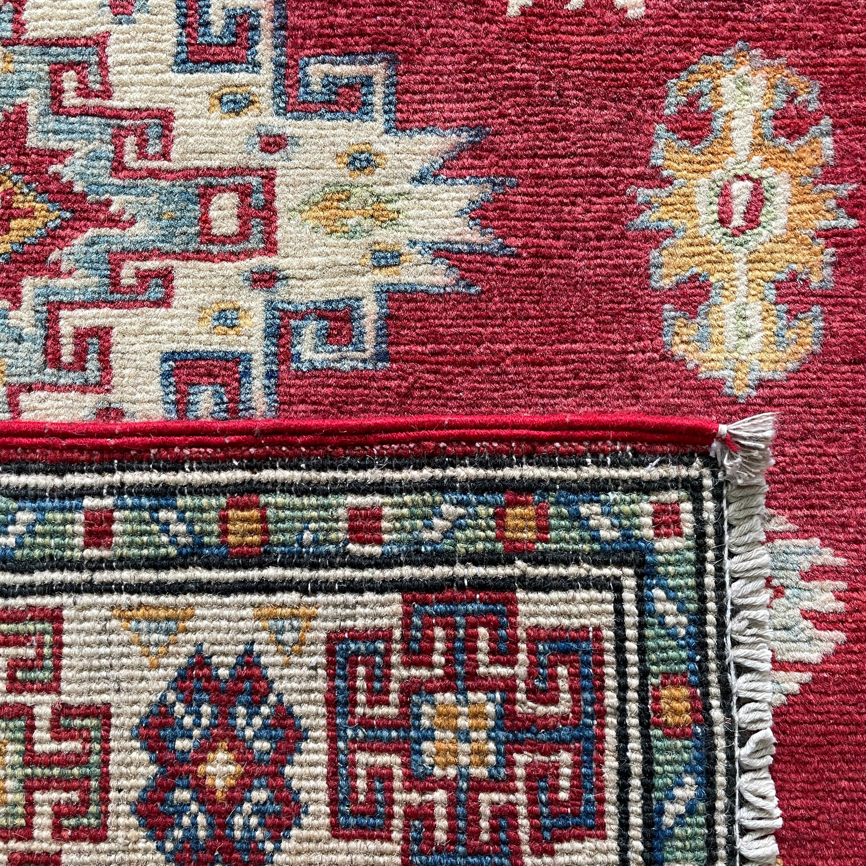 249 x 93 cm | Afghan Kazak Yakash Runner - Khorasan Rugs