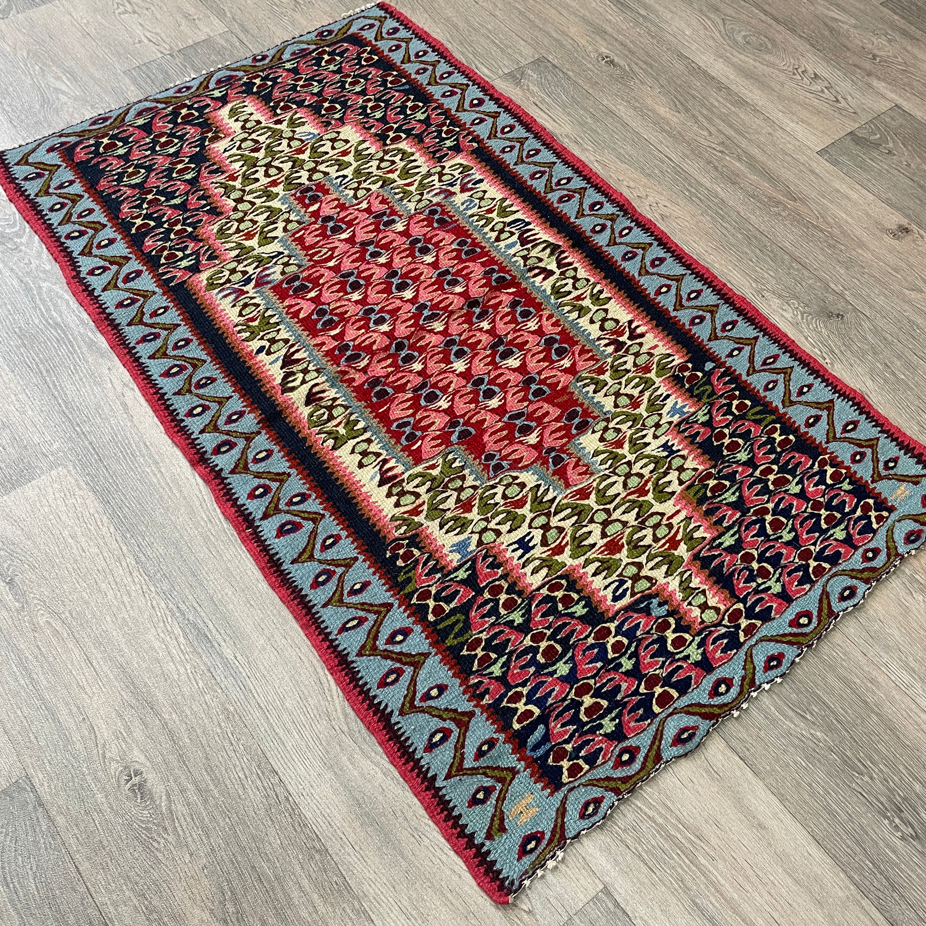 Persian Senneh Kilim Rug