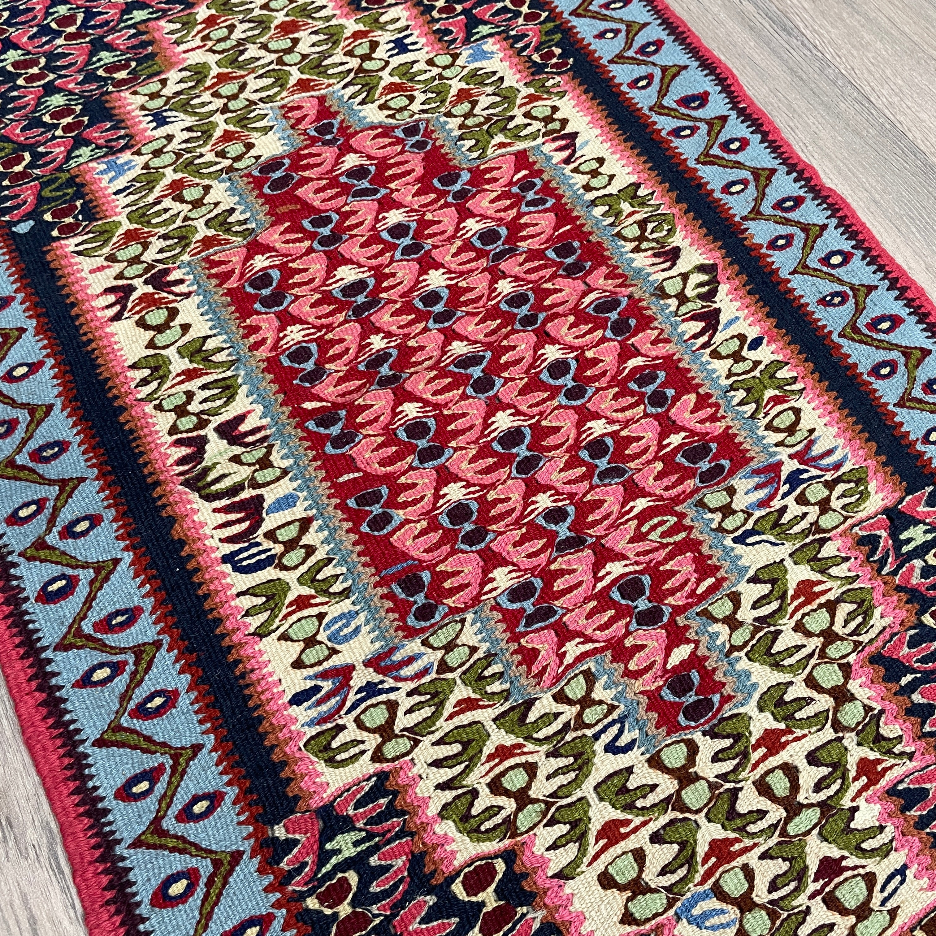 Persian Senneh Kilim Rug