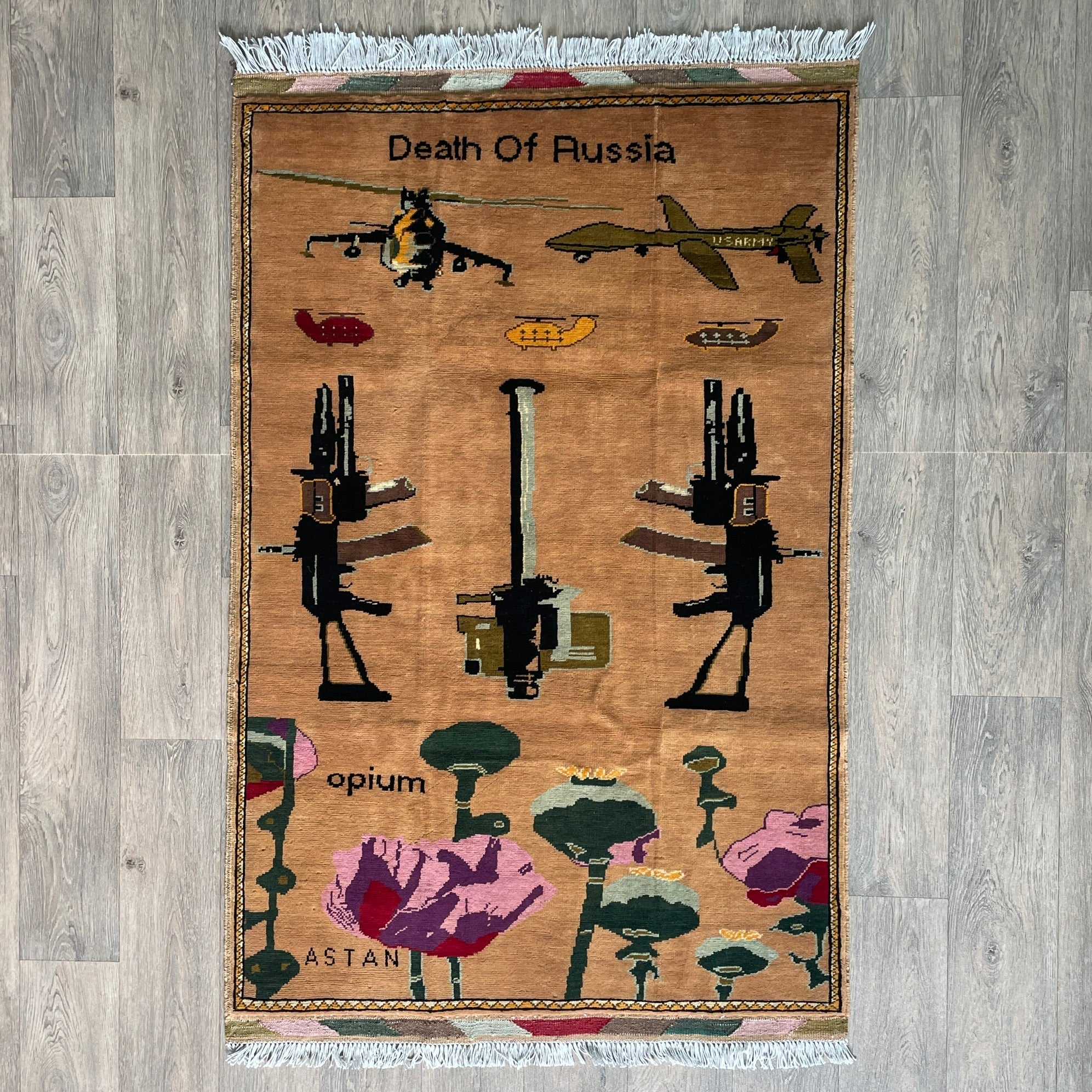 163 x 99 cm | Afghan War Rug