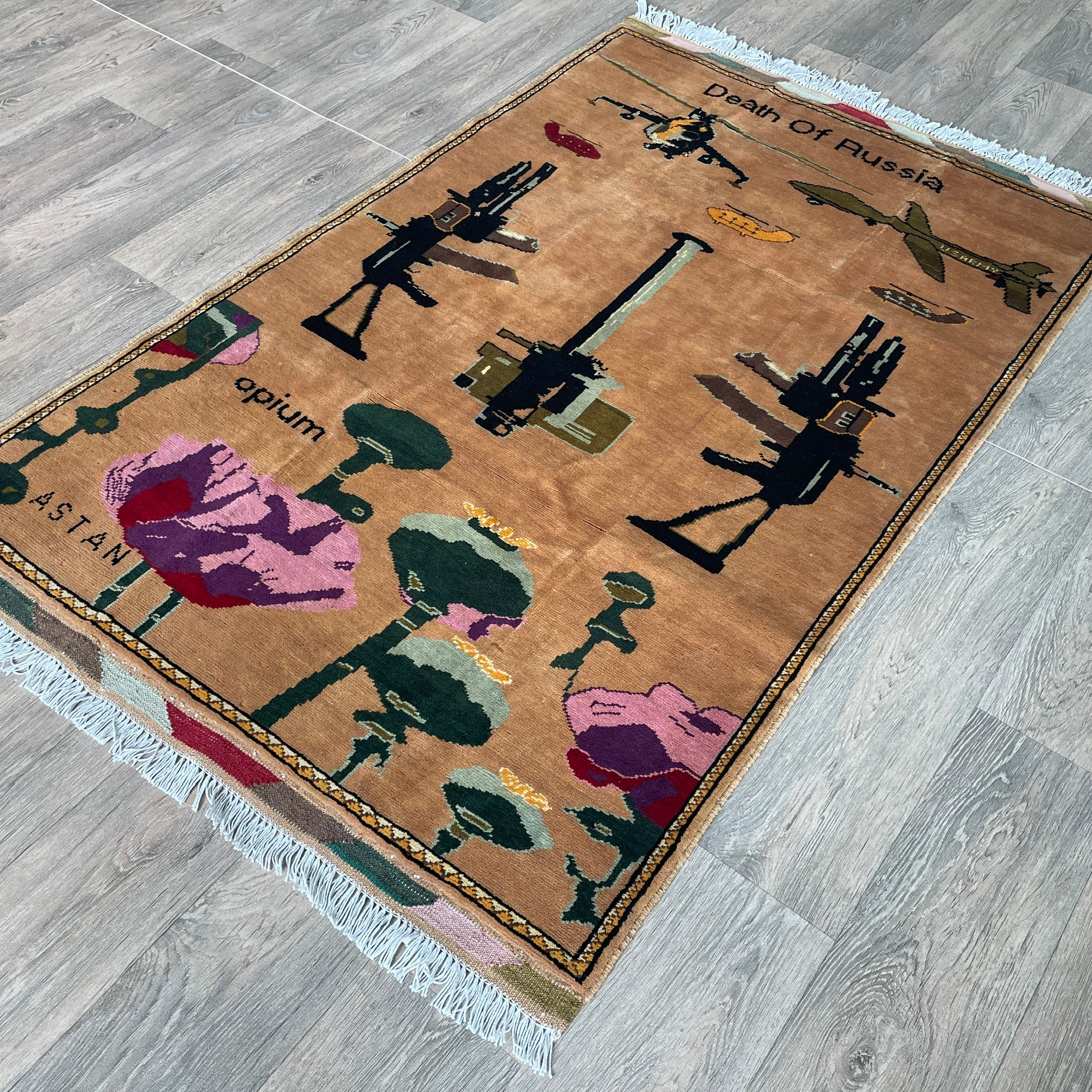 163 x 99 cm | Afghan War Rug