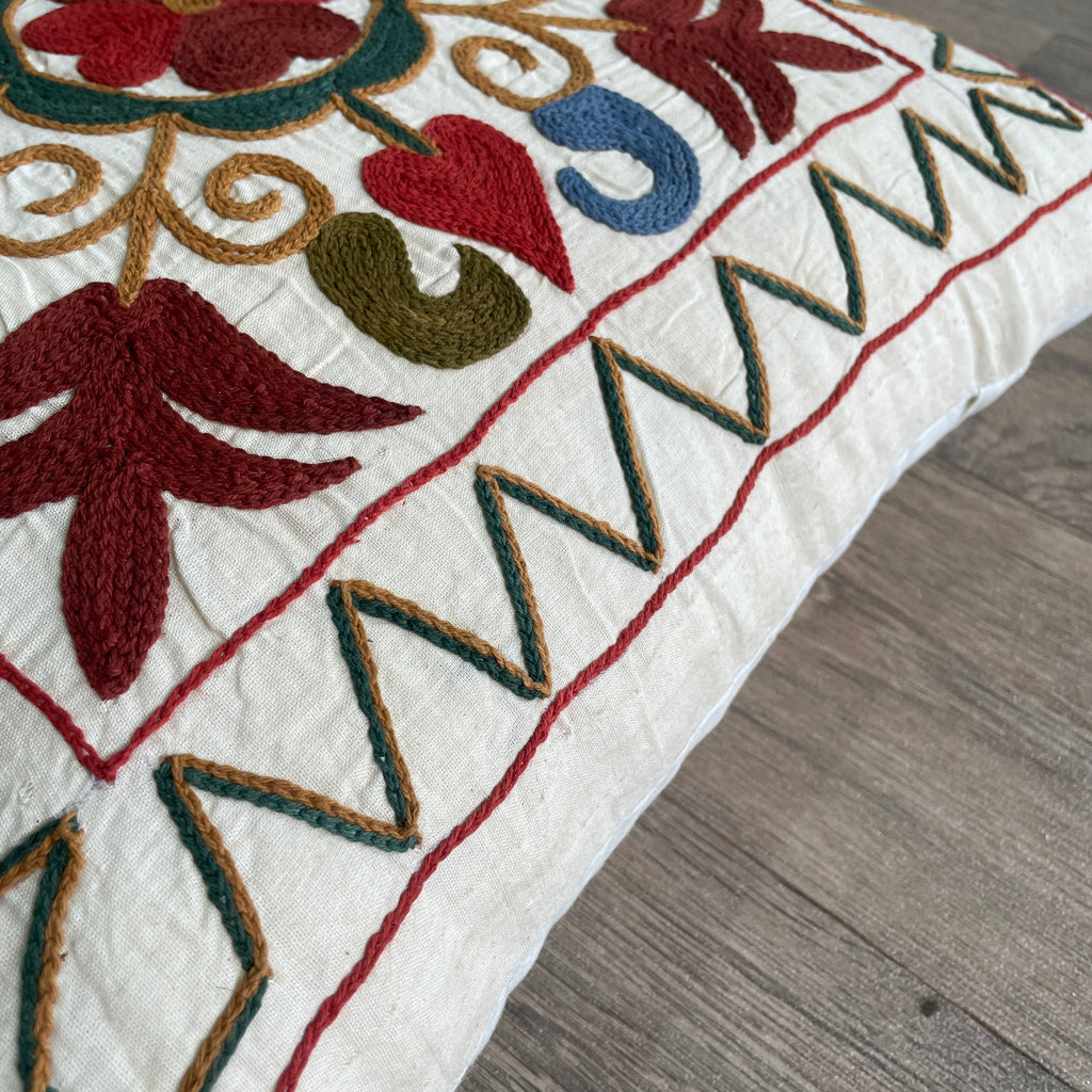 Afghan Suzani Cushion Cover