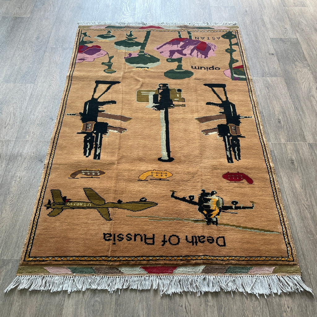 163 x 99 cm | Afghan War Rug