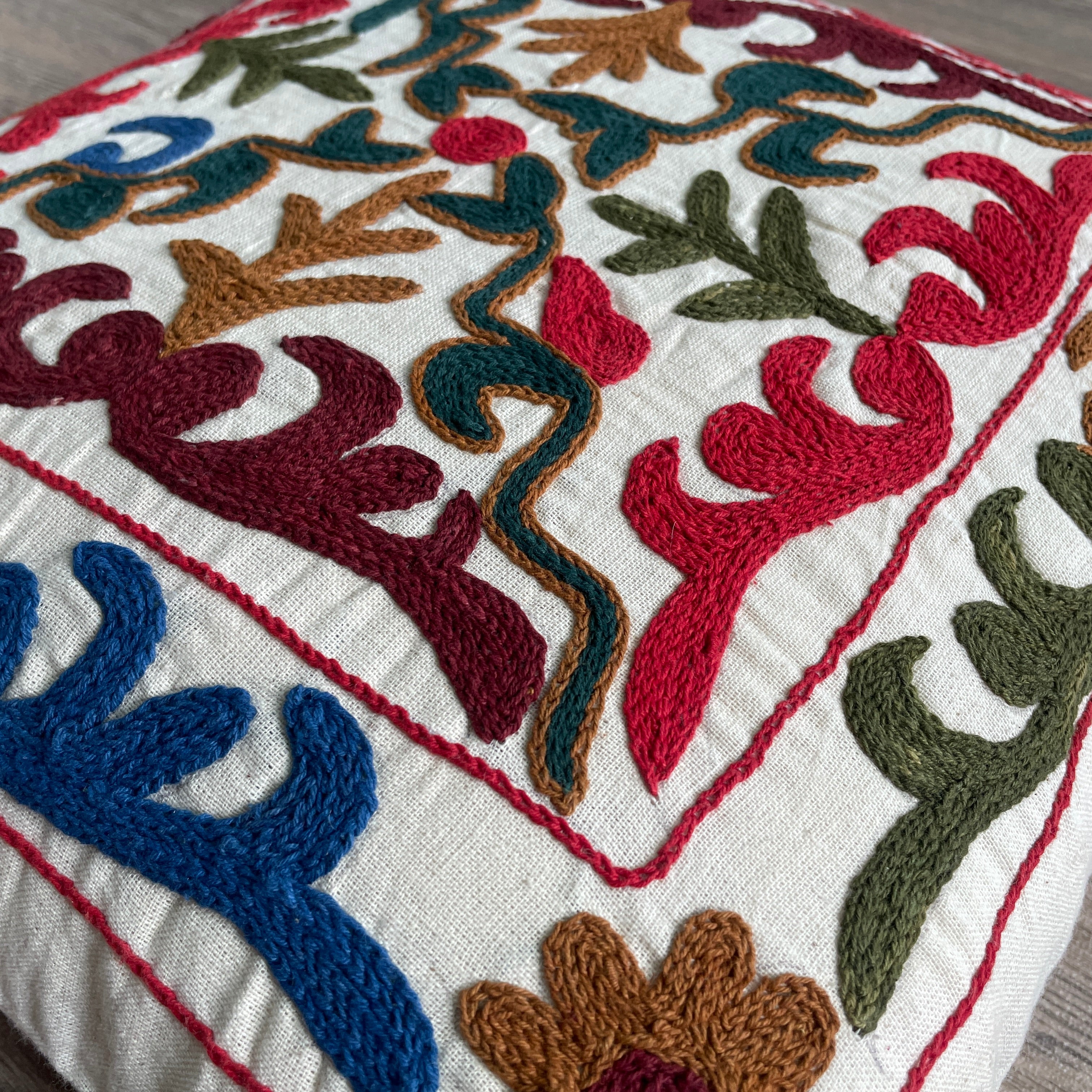 Afghan Suzani Cushion Cover