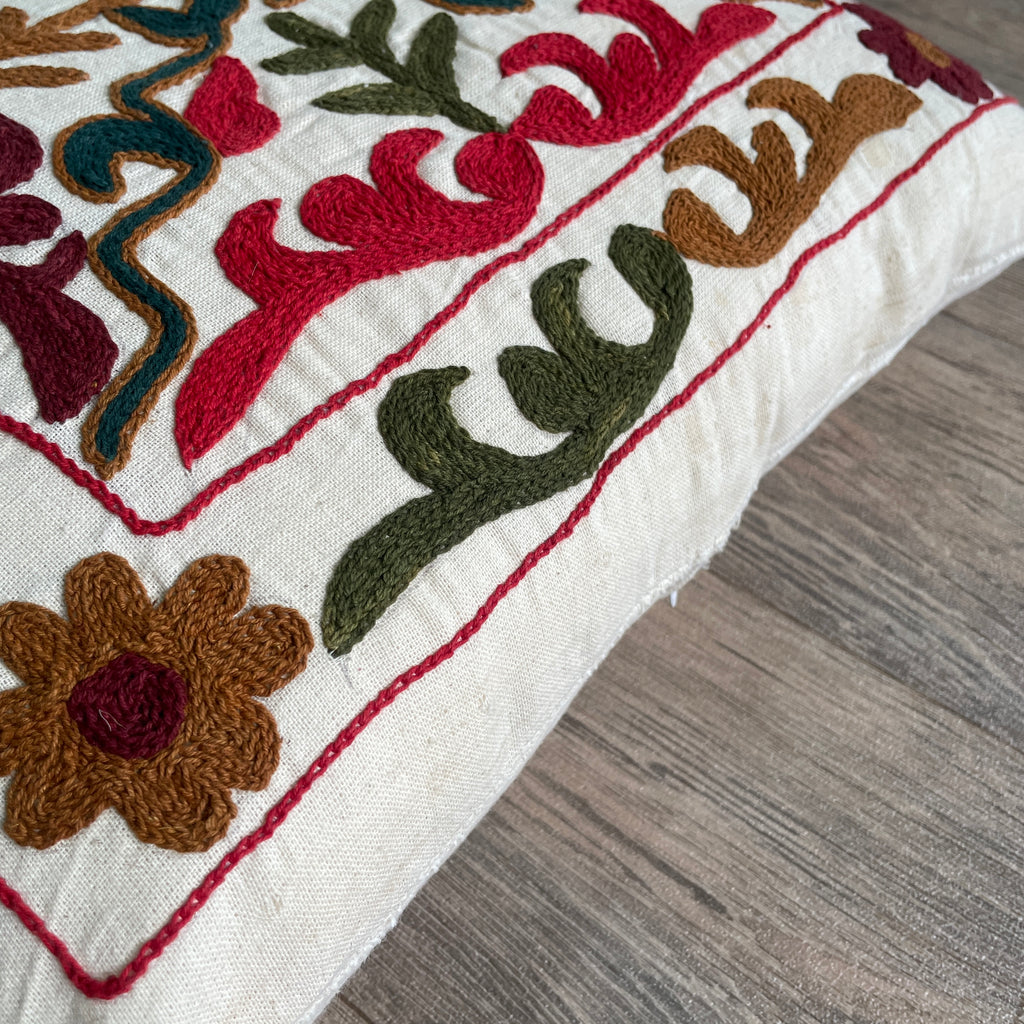 Afghan Suzani Cushion Cover