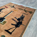163 x 99 cm | Afghan War Rug