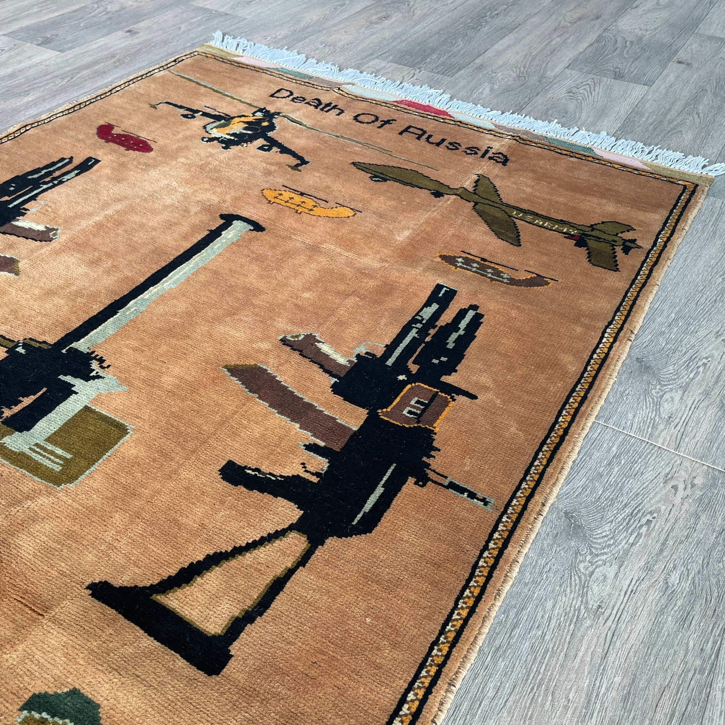 163 x 99 cm | Afghan War Rug
