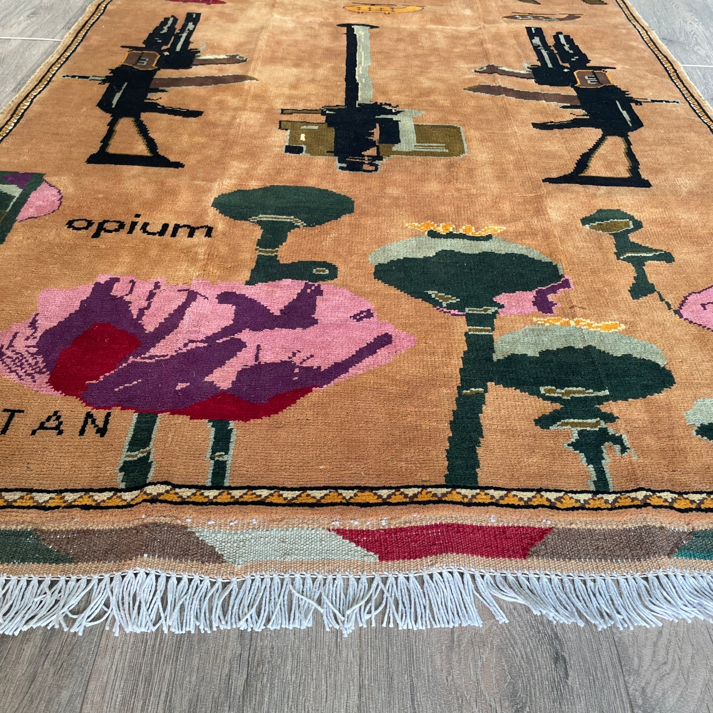 163 x 99 cm | Afghan War Rug