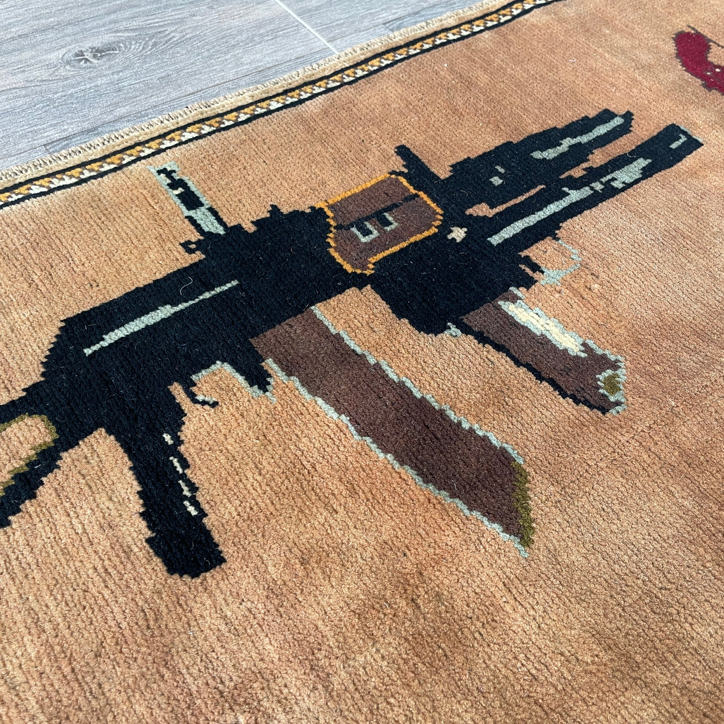 163 x 99 cm | Afghan War Rug