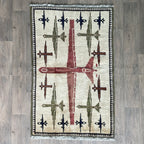 160 x 99 cm | Afghan War Rug