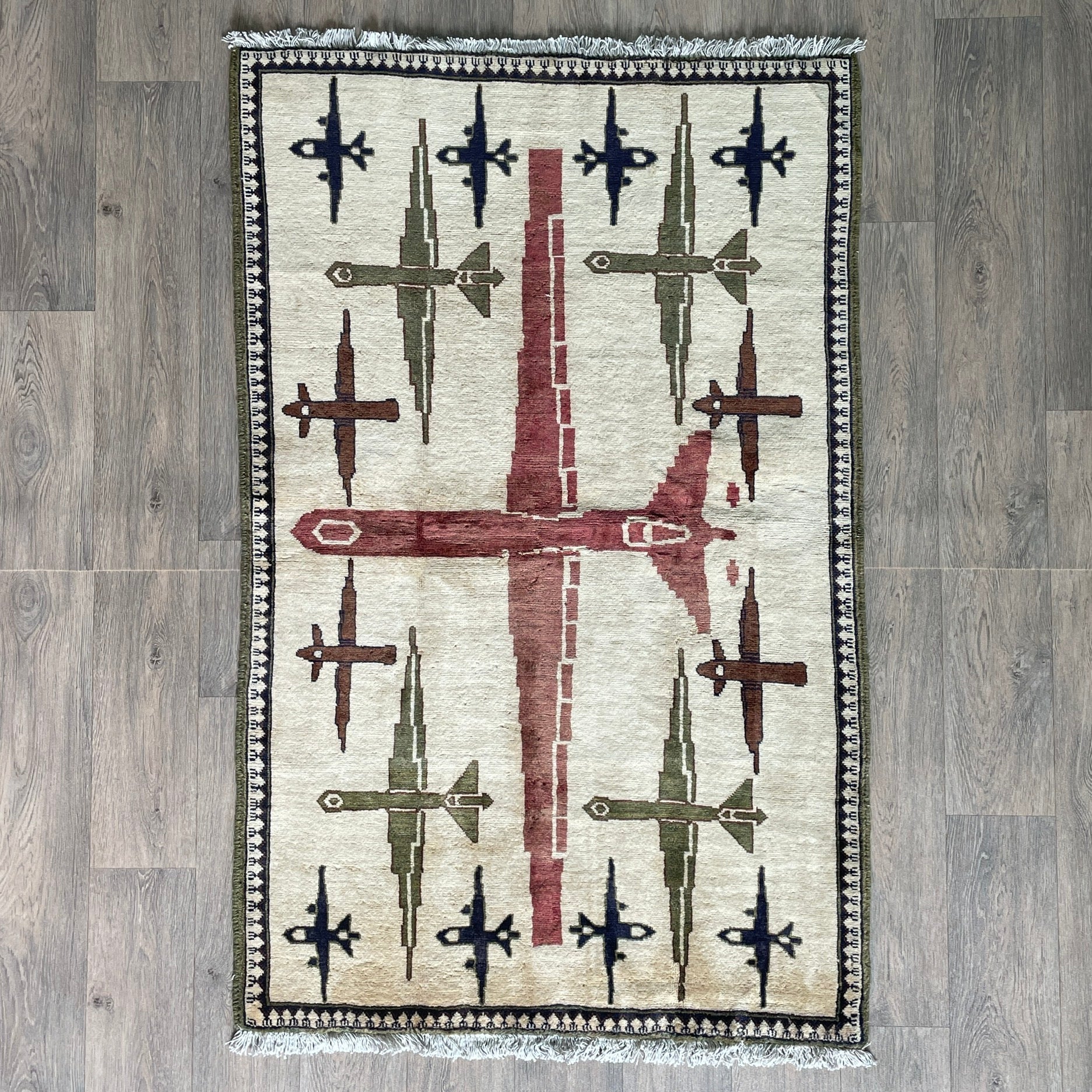 160 x 99 cm | Afghan War Rug