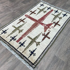 160 x 99 cm | Afghan War Rug