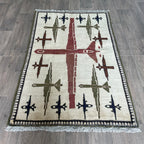 160 x 99 cm | Afghan War Rug