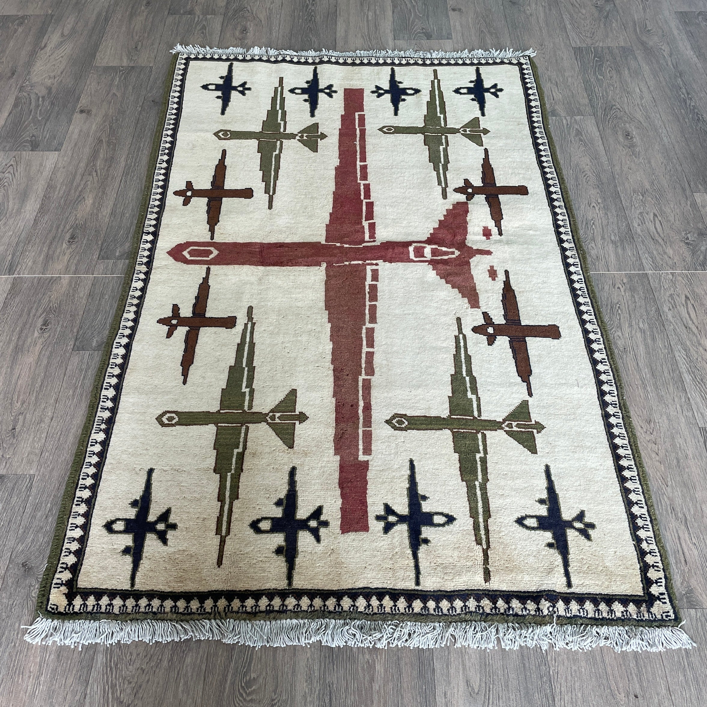 160 x 99 cm | Afghan War Rug