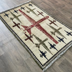160 x 99 cm | Afghan War Rug