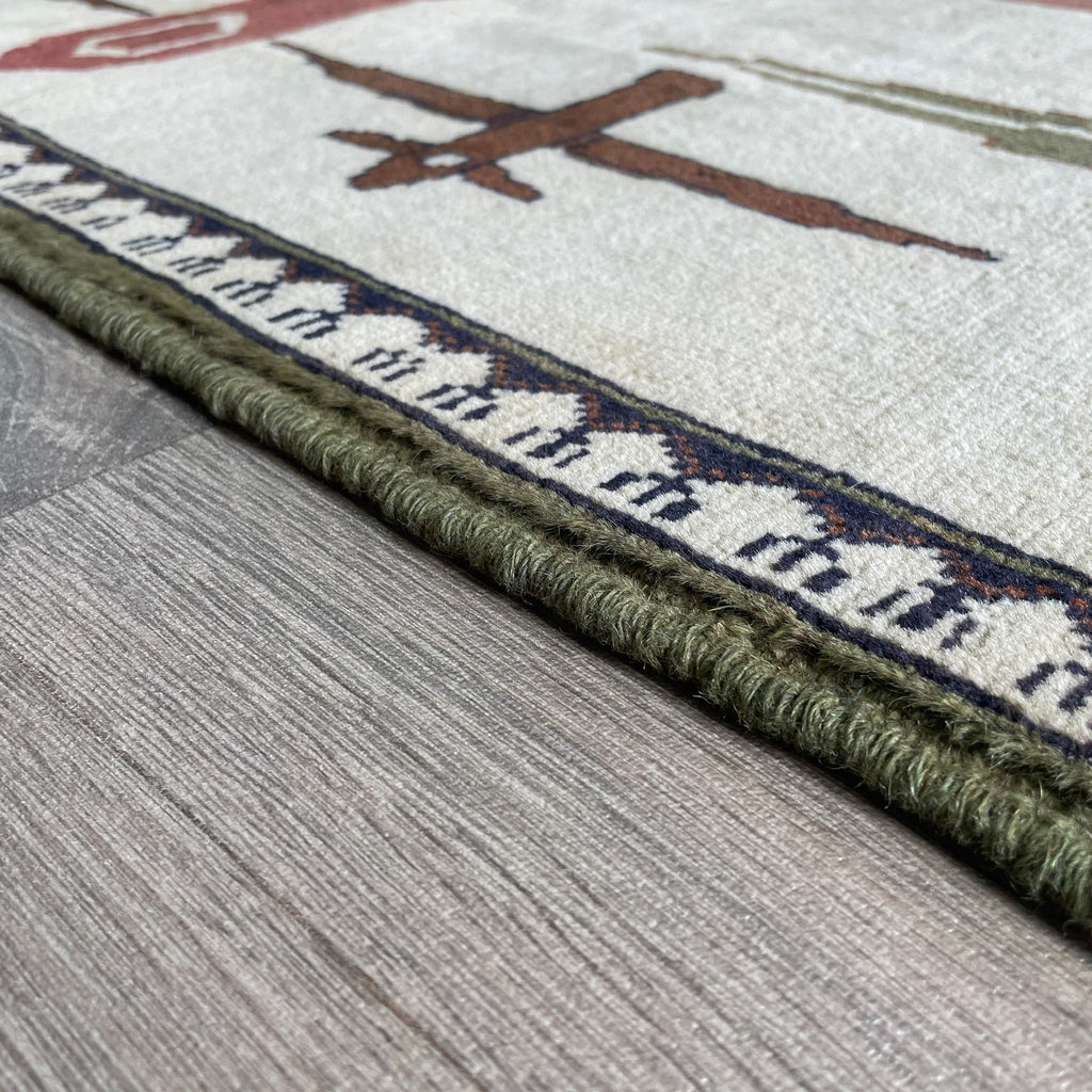 160 x 99 cm | Afghan War Rug