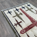 160 x 99 cm | Afghan War Rug