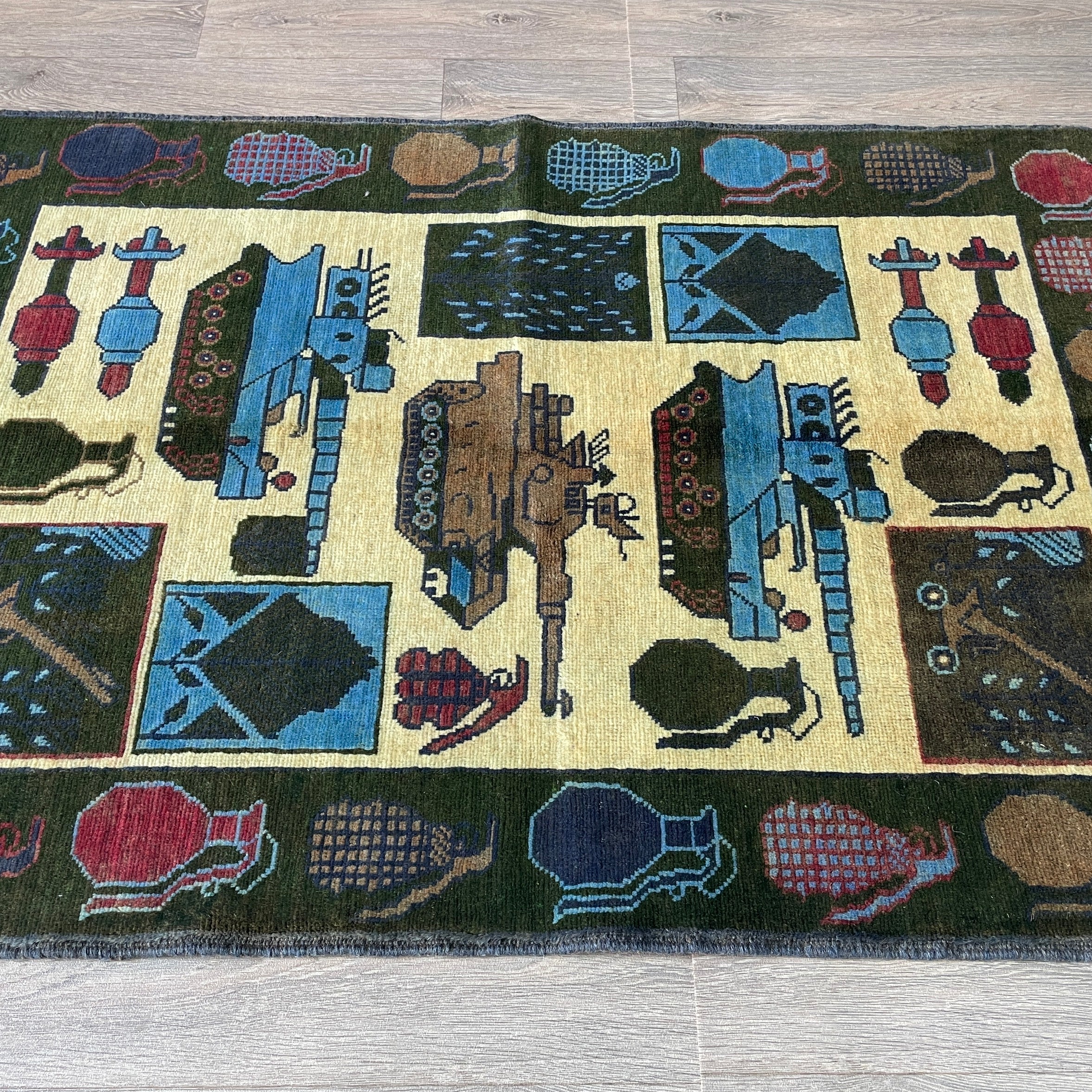 133 x 82 cm | Afghan War Rug