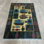133 x 82 cm | Afghan War Rug