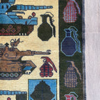 133 x 82 cm | Afghan War Rug