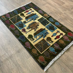 133 x 82 cm | Afghan War Rug