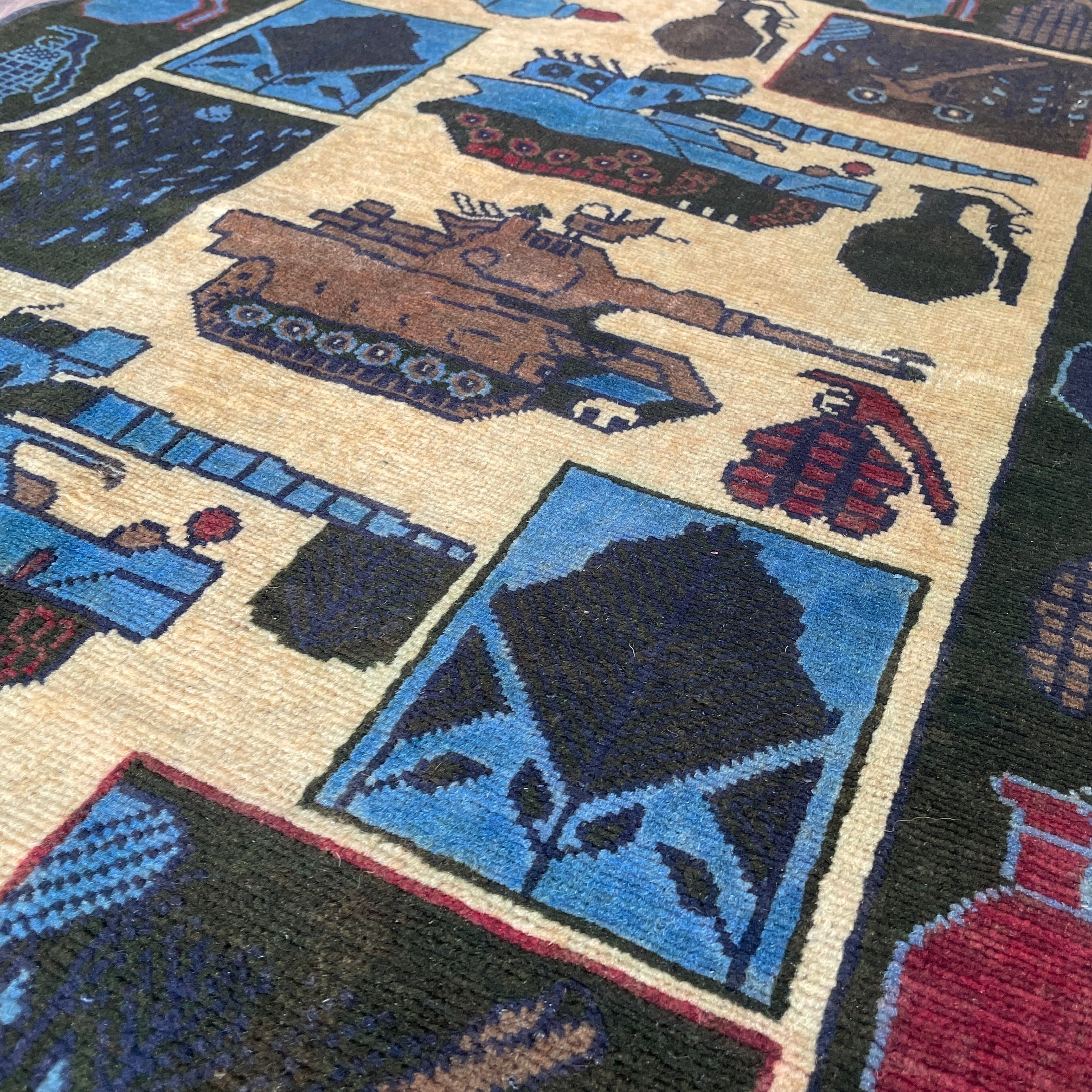 133 x 82 cm | Afghan War Rug