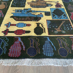 133 x 82 cm | Afghan War Rug