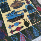 133 x 82 cm | Afghan War Rug