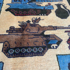 133 x 82 cm | Afghan War Rug