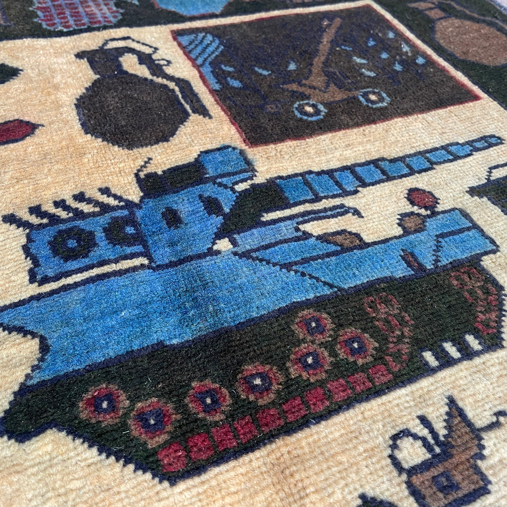 133 x 82 cm | Afghan War Rug