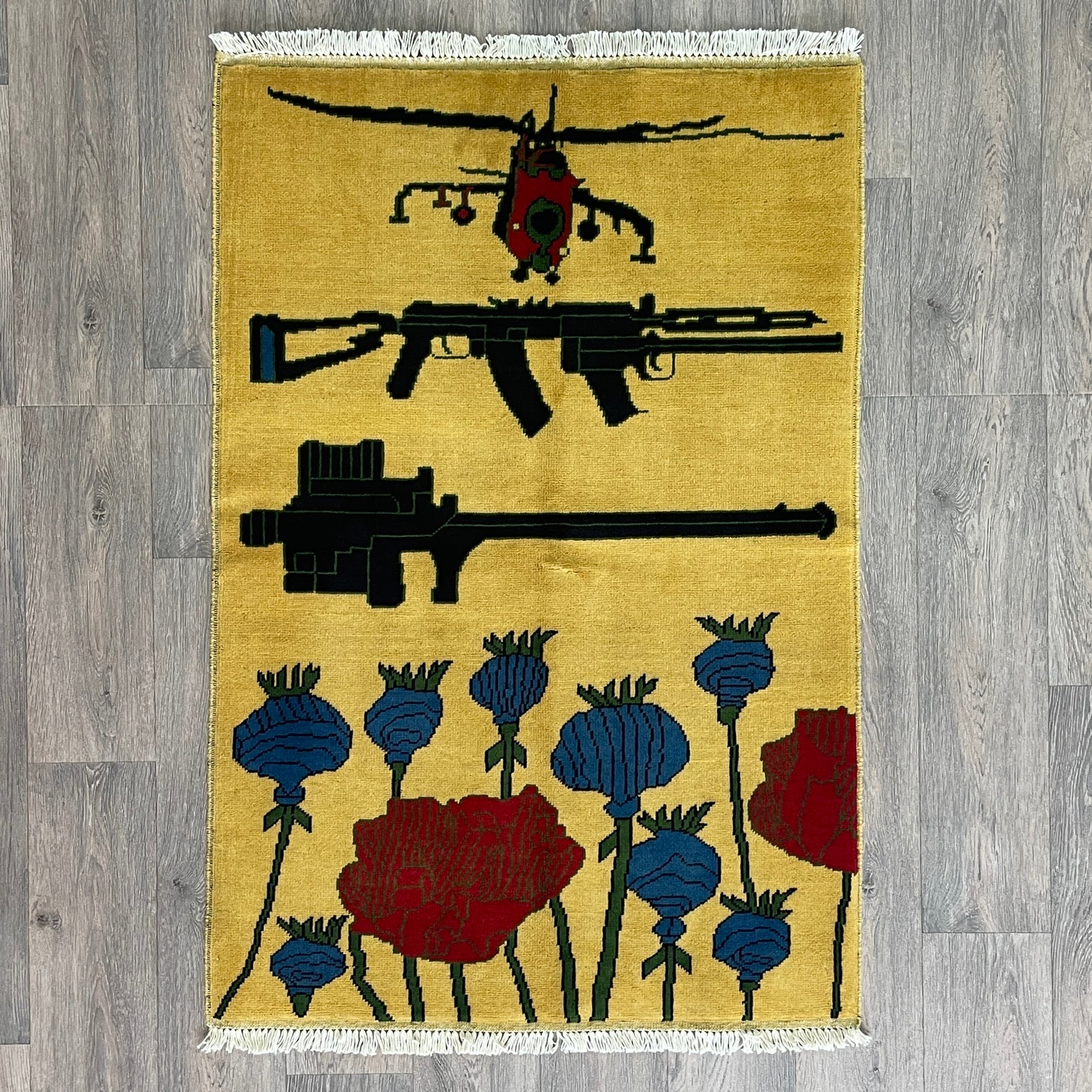 133 x 85 cm | Afghan War Rug