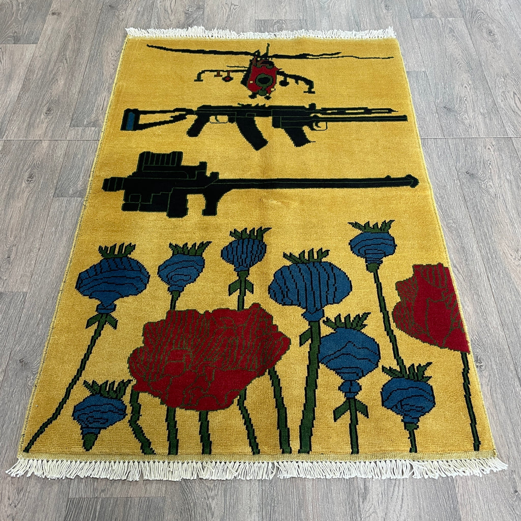 133 x 85 cm | Afghan War Rug