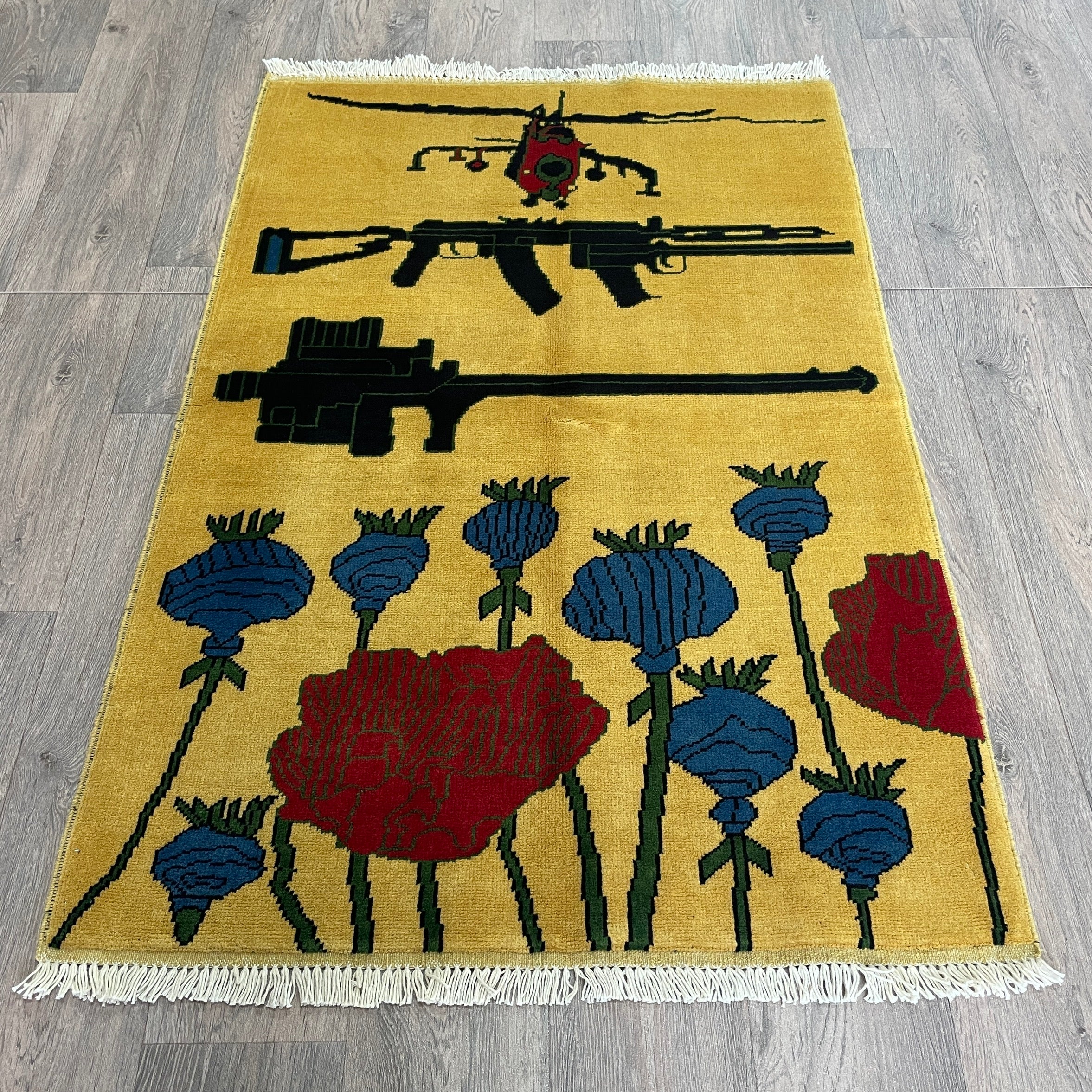 133 x 85 cm | Afghan War Rug