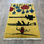 133 x 85 cm | Afghan War Rug